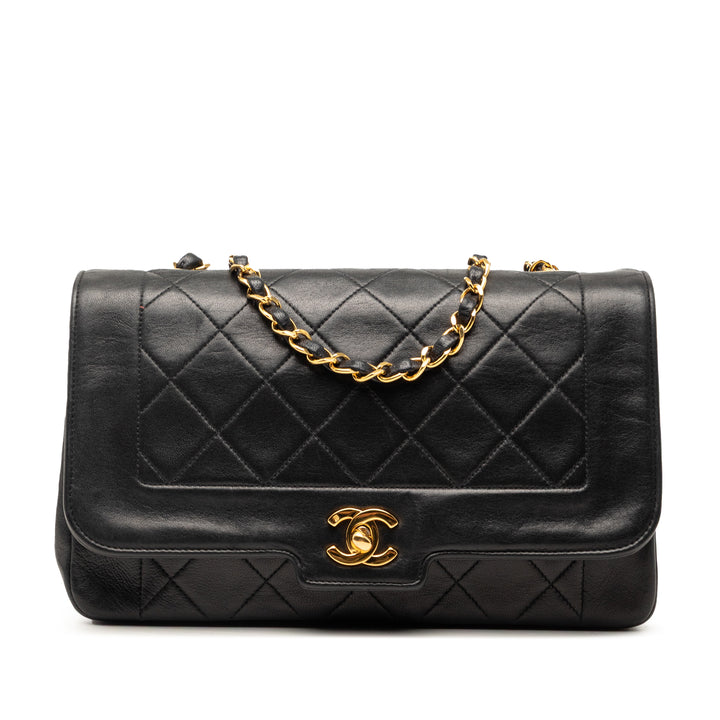 Chanel Medium Cuir d’agneau Diana Rabat intégral