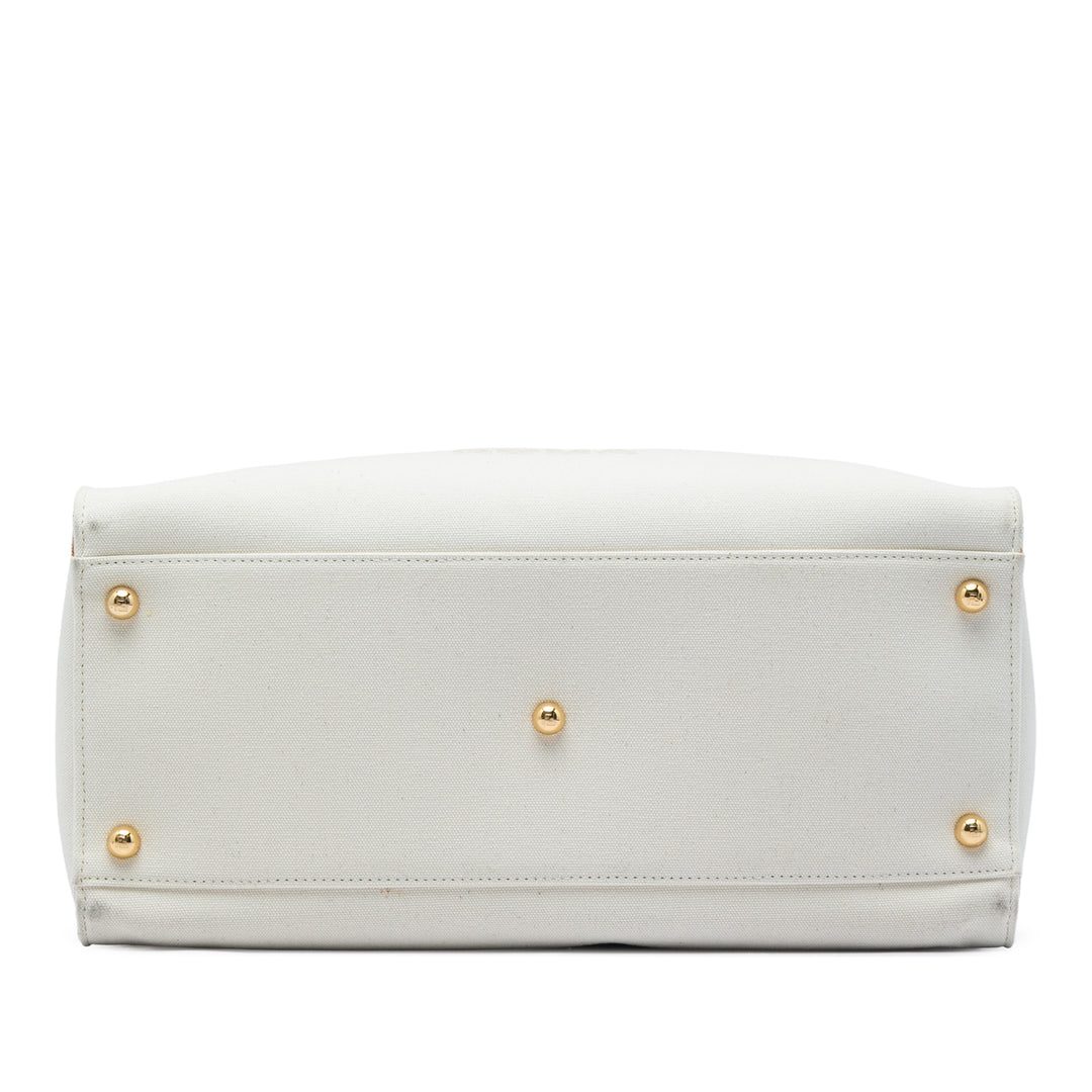Fendi Cabas Sunshine Moyen Marron – vue 3 – GABY PARIS