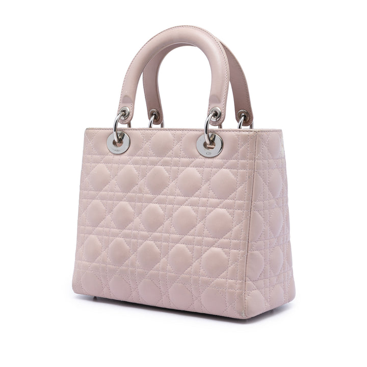 Dior Medium Cuir d’agneau Cannage Lady Dior
