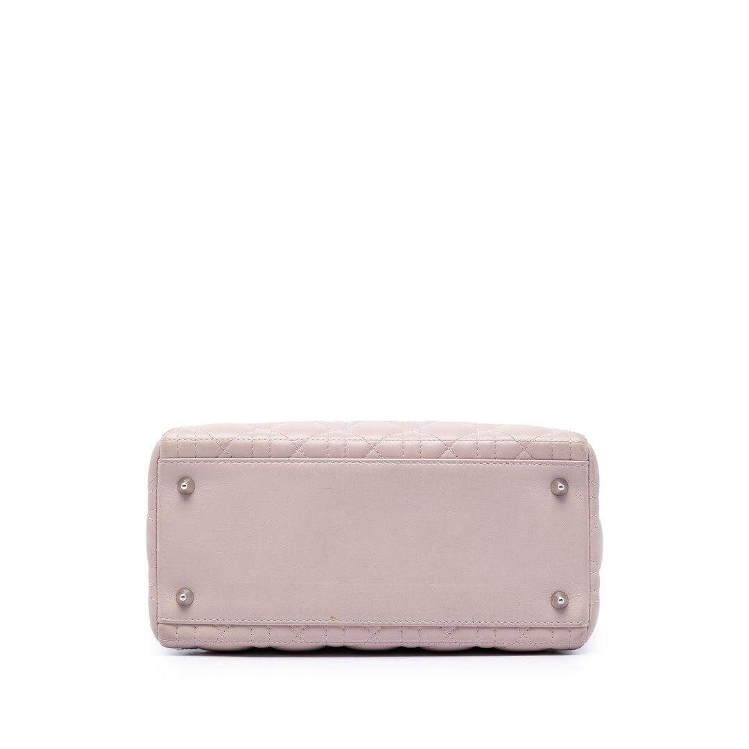 Dior Medium Cuir d’agneau Cannage Lady Dior