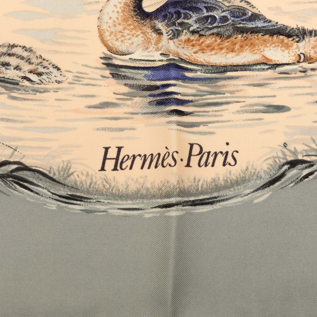 Hermès Halte En Camargue Soie Foulard 90