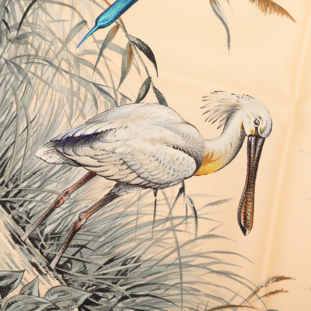 Hermès Halte En Camargue Soie Foulard 90