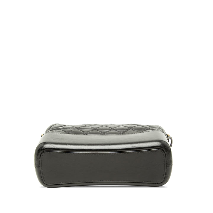 Chanel Sac bandoulière vieilli Gabrielle Moyen Cuir de veau Noir – vue 3 – GABY PARIS