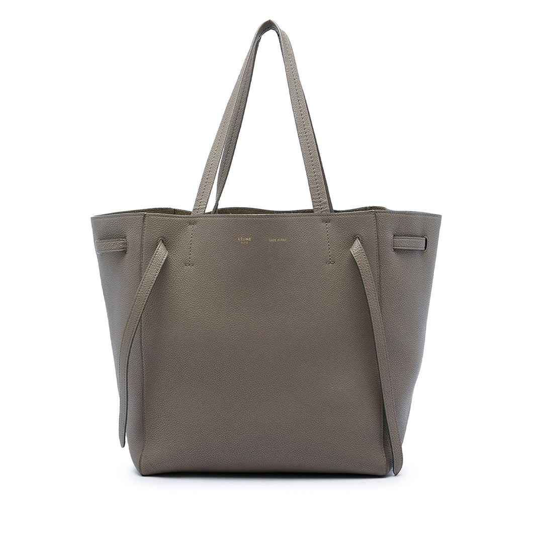 Celine Small Cuir de veau grainé Phantom Cabas Cabas
