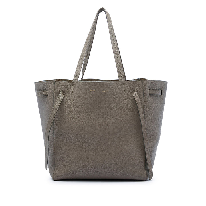 Celine Small Cuir de veau grainé Phantom Cabas Cabas