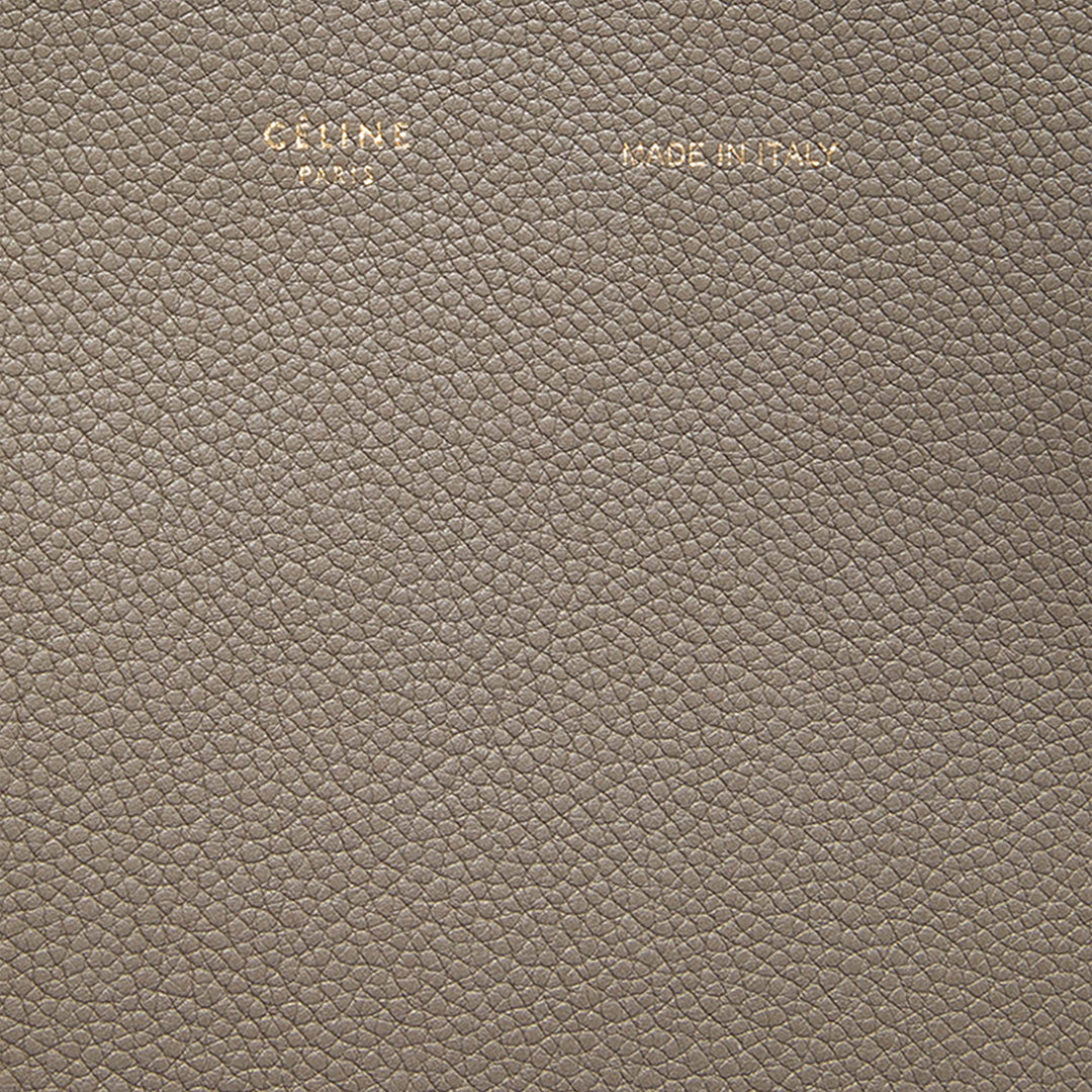 Celine Small Cuir de veau grainé Phantom Cabas Cabas