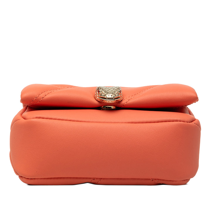 Bvlgari Sac bandoulière Serpenti Cabochon Micro Orange – vue 3 – GABY PARIS