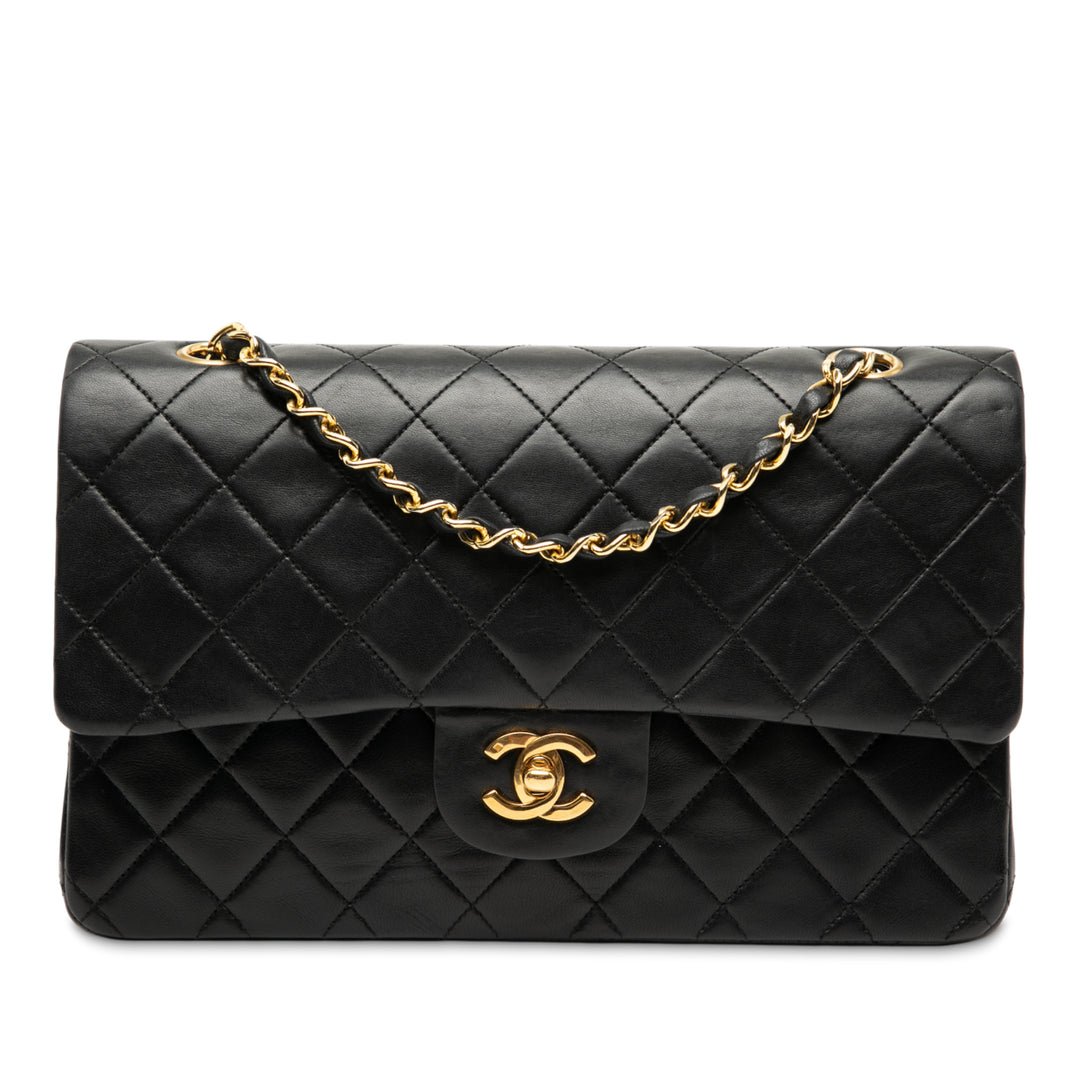 Chanel Medium Classic Cuir d’agneau Double rabat – GABY PARIS Authentique