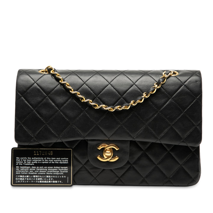 Chanel Medium Classic Cuir d’agneau Double rabat – GABY PARIS Authentique