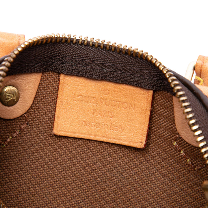 Louis Vuitton Sac à main Speedy Bandouliere Monogram Nano Marron – vue 5 – GABY PARIS