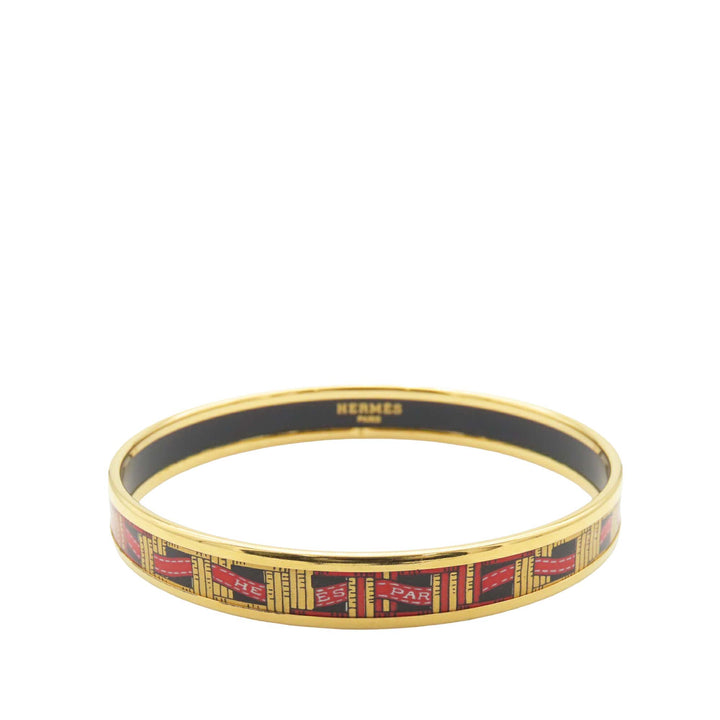 Hermès Narrow Emailles Émail Bangle 62