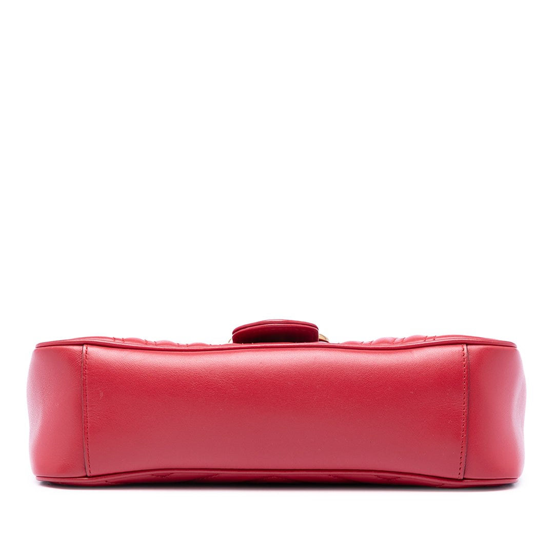 Gucci Medium GG Marmont Matelasse Cuir de veau Sac bandoulière