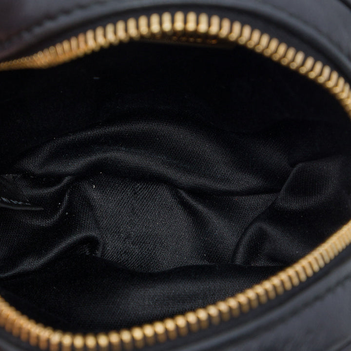 Miu Miu Ceinture Matelasse Rond nappa Noir – vue 4 – GABY PARIS