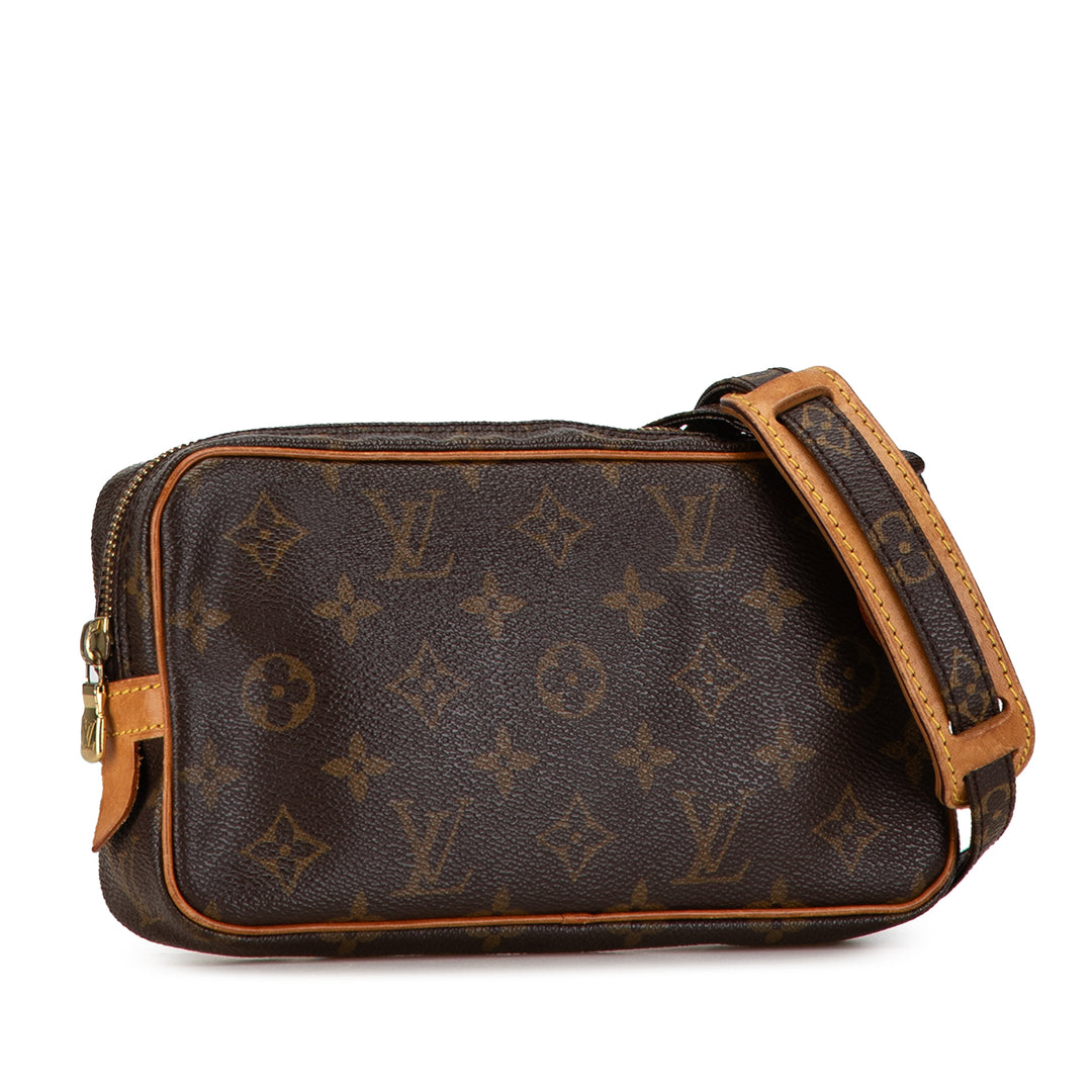 Monogram Pochette Marly Bandouliere Brown - Gaby Paris