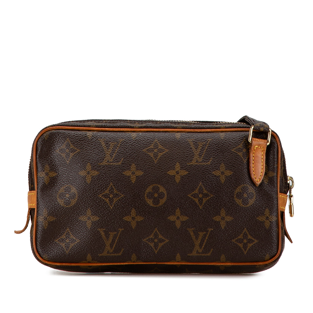 Monogram Pochette Marly Bandouliere Brown - Gaby Paris