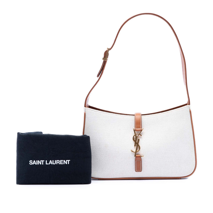 Saint Laurent Toile et Cuir Le 5 a 7