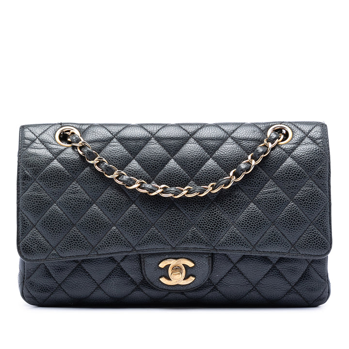 Chanel Medium Classic Caviar Double rabat