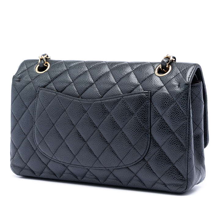 Chanel Medium Classic Caviar Double rabat