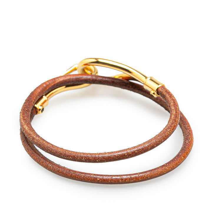 Gold Plated Jumbo Hook Bracelet Gold - Gaby Paris