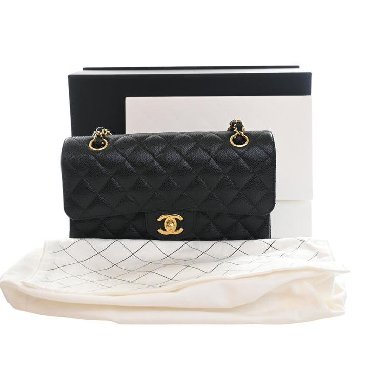 Chanel Classic Double rabat Petit Cuir caviar