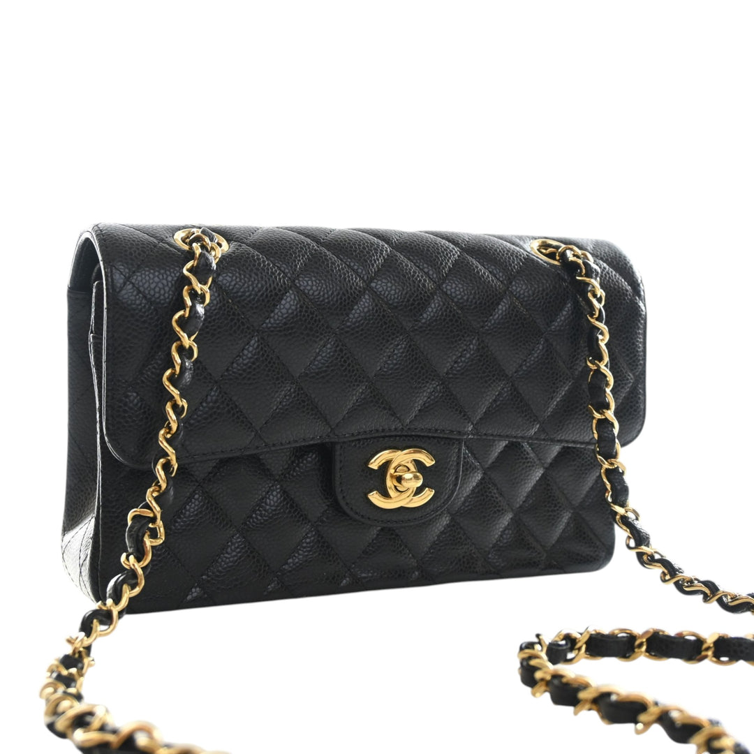 Chanel Classic Double rabat Petit Cuir caviar
