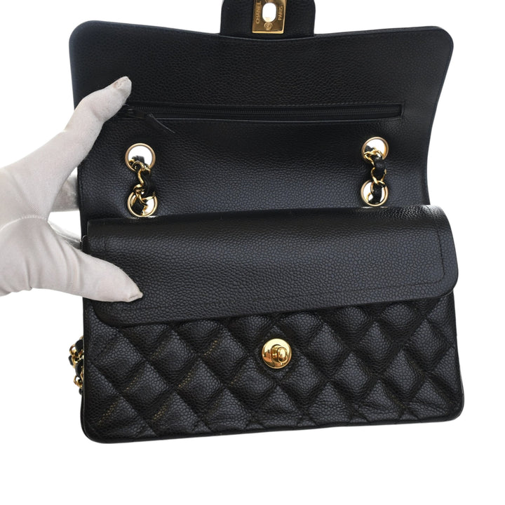 Chanel Classic Double rabat Petit Cuir caviar