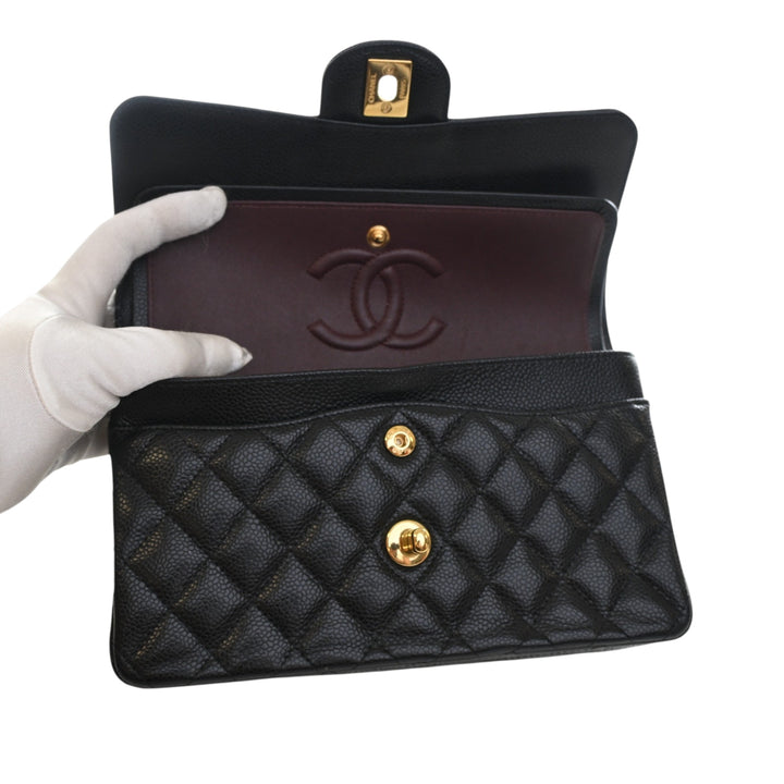 Chanel Classic Double rabat Petit Cuir caviar