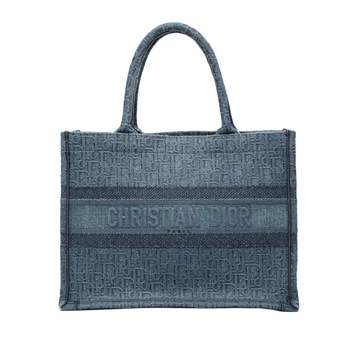 Dior Medium Oblique Jean Book Cabas