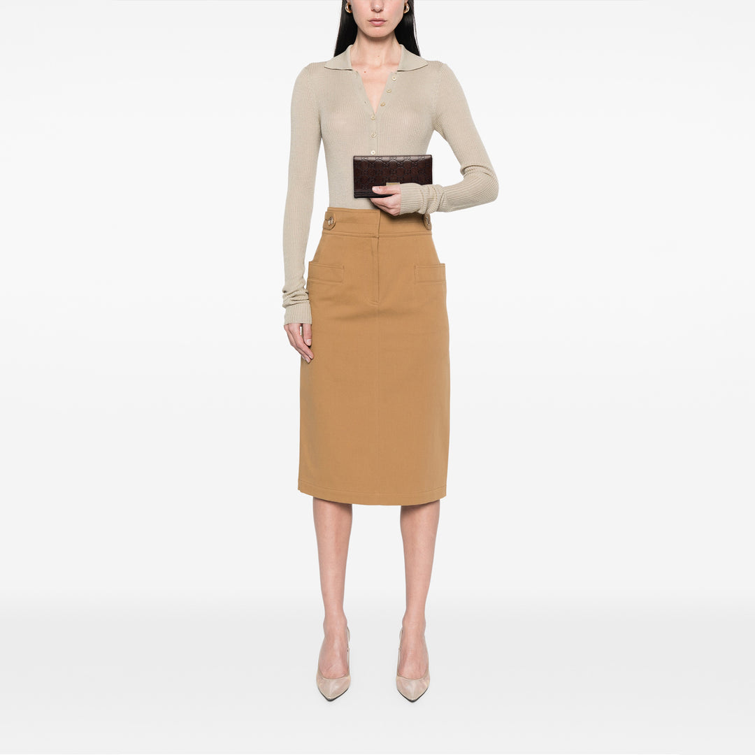 Gucci Guccissima Deux volets Double Portefeuille long Marron – vue 11 – GABY PARIS