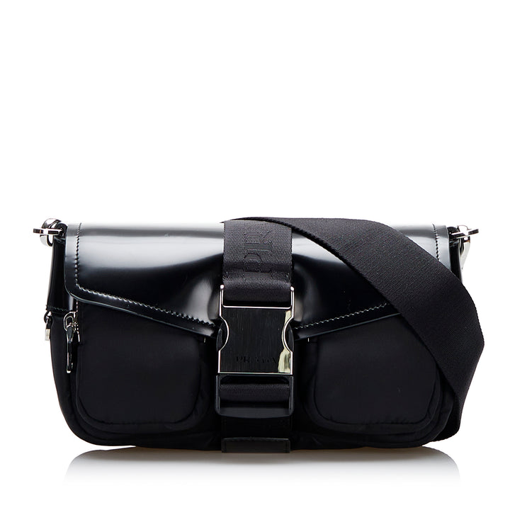 Prada Re- & Spazzolato Poche Sac Nylon