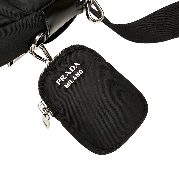 Prada Re- & Spazzolato Poche Sac Nylon