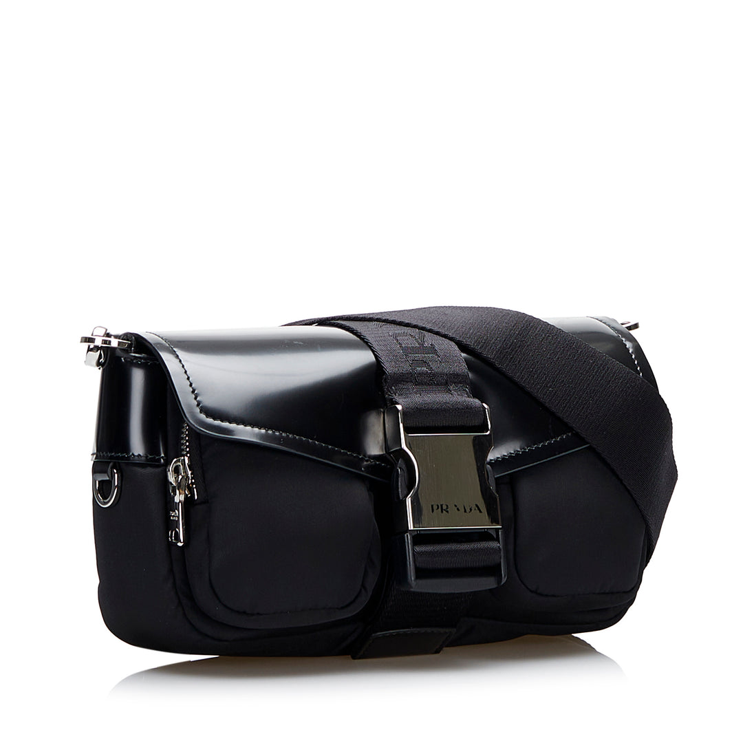 Prada Re- & Spazzolato Poche Sac Nylon