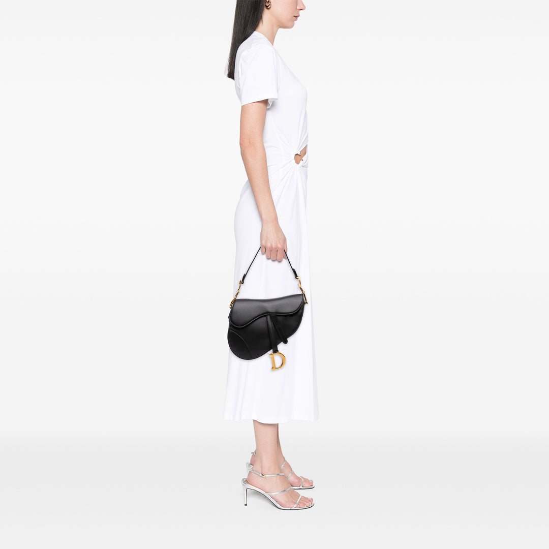 Dior Smooth Cuir de veau Saddle Bag Noir