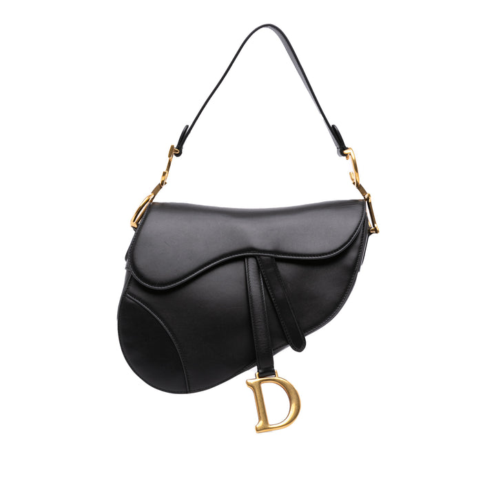 Dior Smooth Cuir de veau Saddle Bag Noir