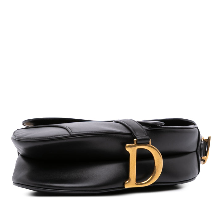 Dior Smooth Cuir de veau Saddle Bag Noir
