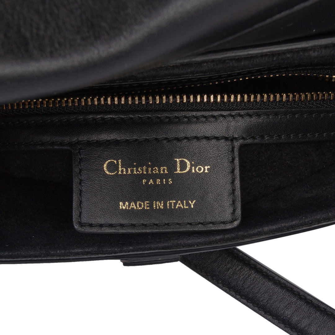 Dior Smooth Cuir de veau Saddle Bag Noir