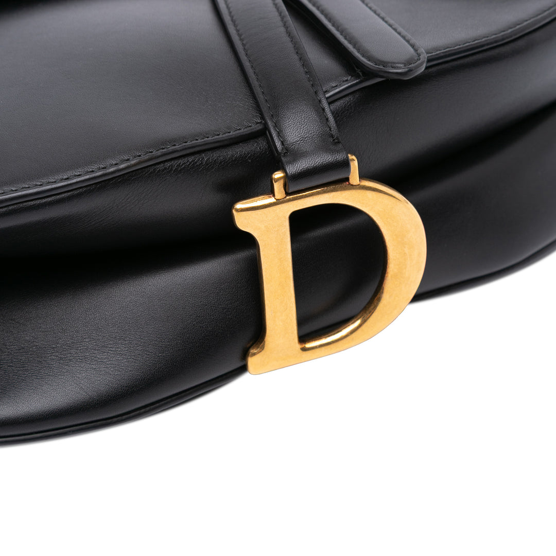 Dior Smooth Cuir de veau Saddle Bag Noir