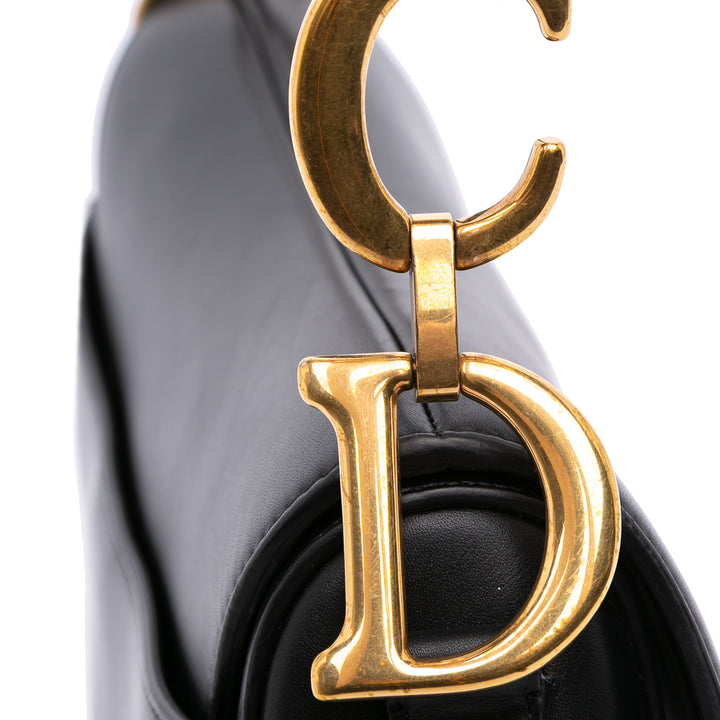 Dior Smooth Cuir de veau Saddle Bag Noir
