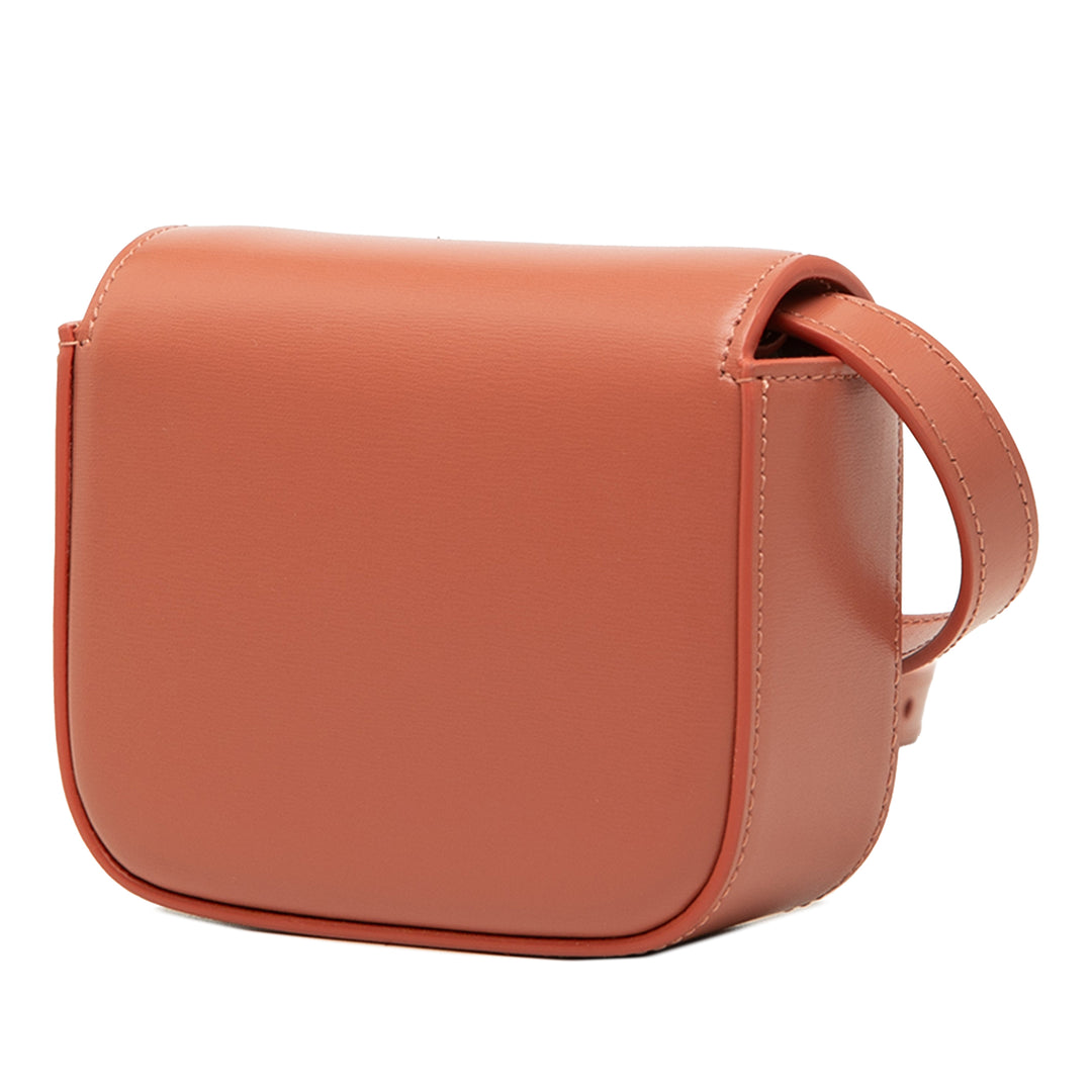 brillant Triomphe Sac Mini Cuir de veau Marron