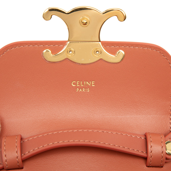 brillant Triomphe Sac Mini Cuir de veau Marron