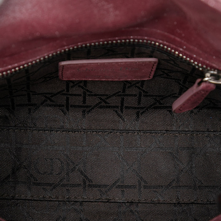 Dior Mini Iridescent Cuir d’agneau Cannage Lady Dior