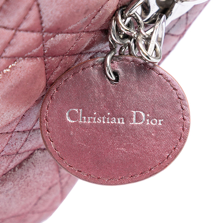 Dior Mini Iridescent Cuir d’agneau Cannage Lady Dior