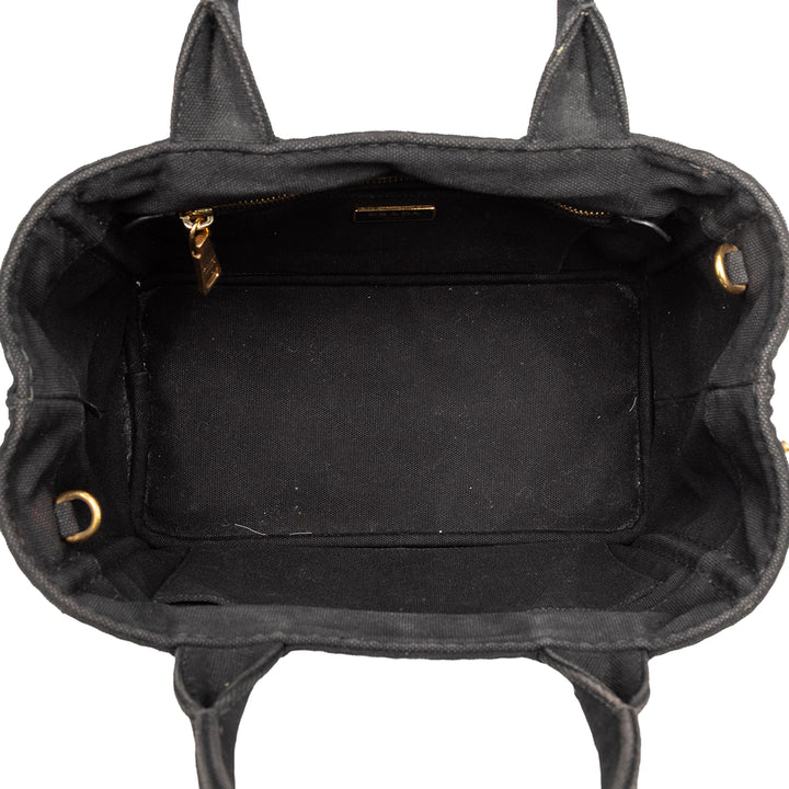 Prada Small Toile Canapa Logo Sac