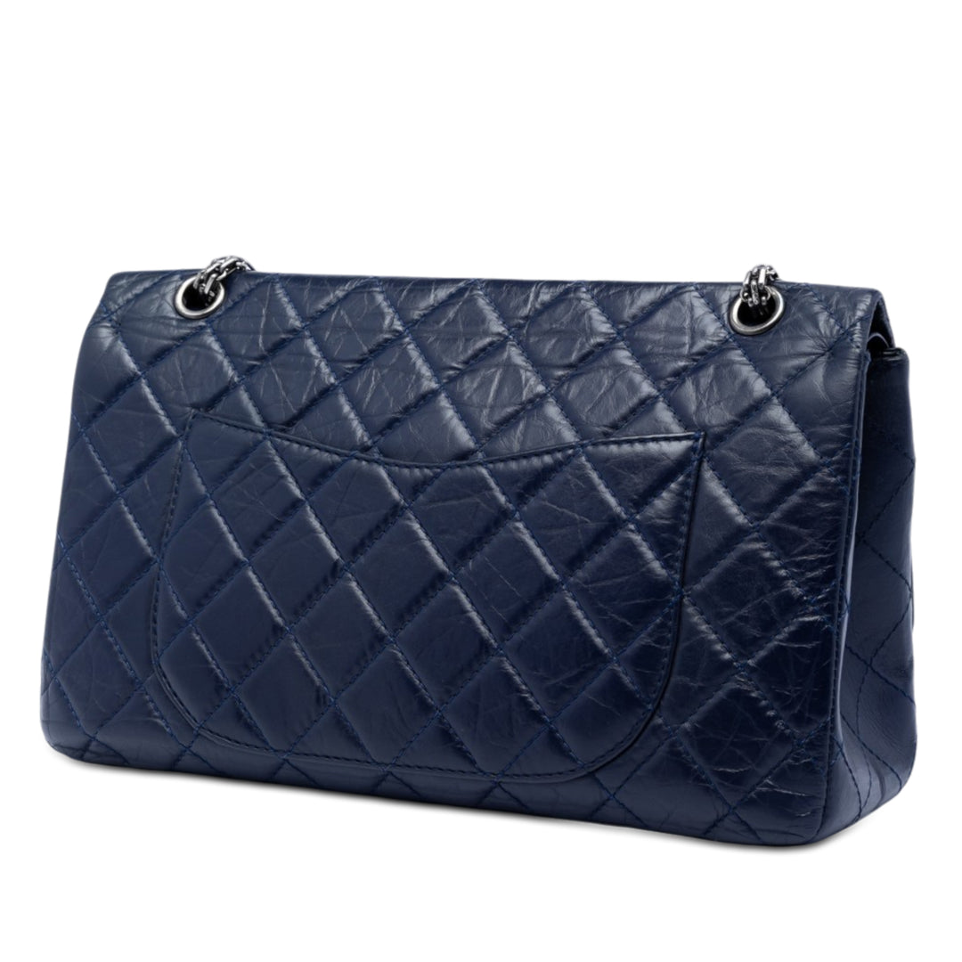 Chanel Matelassé vieilli Cuir de veau Reissue 2.55 Double rabat 227
