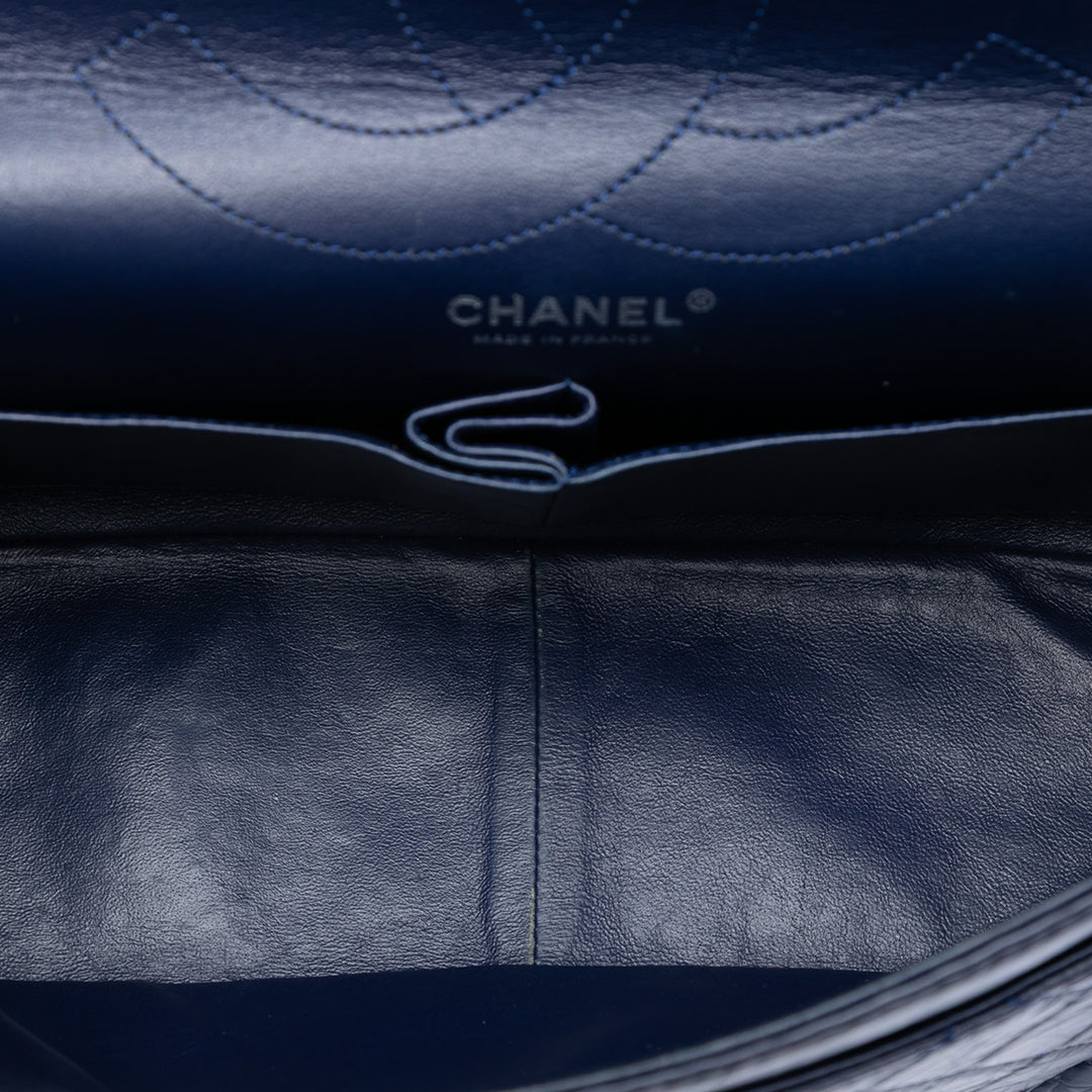 Chanel Matelassé vieilli Cuir de veau Reissue 2.55 Double rabat 227