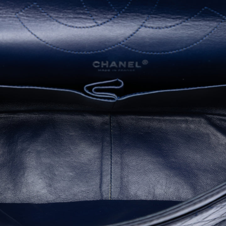 Chanel Matelassé vieilli Cuir de veau Reissue 2.55 Double rabat 227
