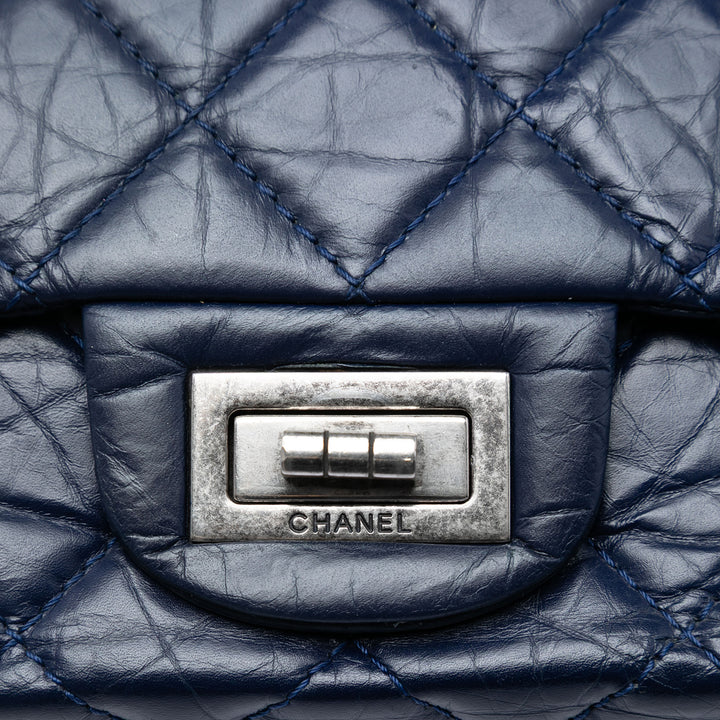 Chanel Matelassé vieilli Cuir de veau Reissue 2.55 Double rabat 227