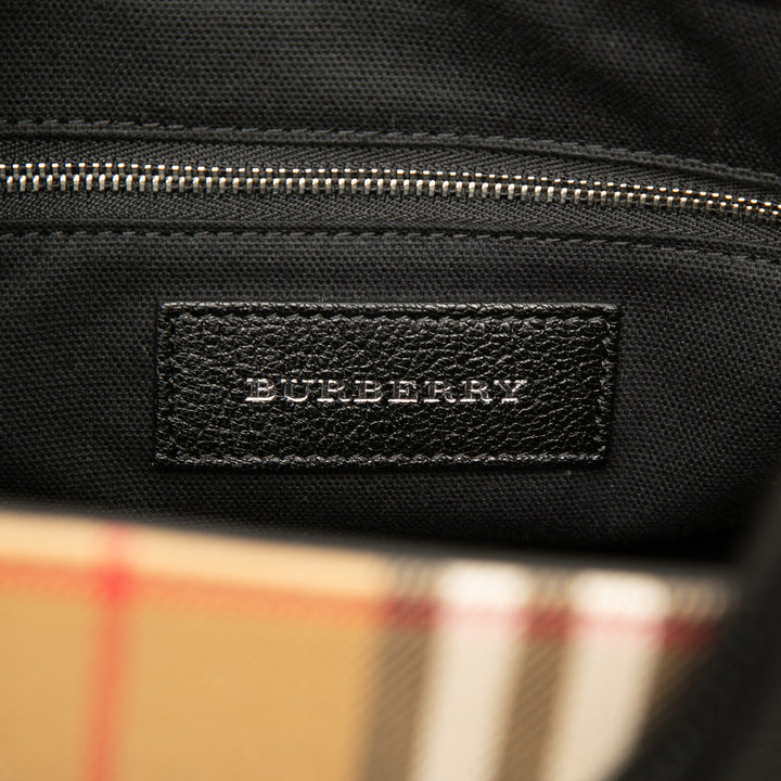 Burberry Sac à main House Check Banner Moyen Beige – vue 5 – GABY PARIS