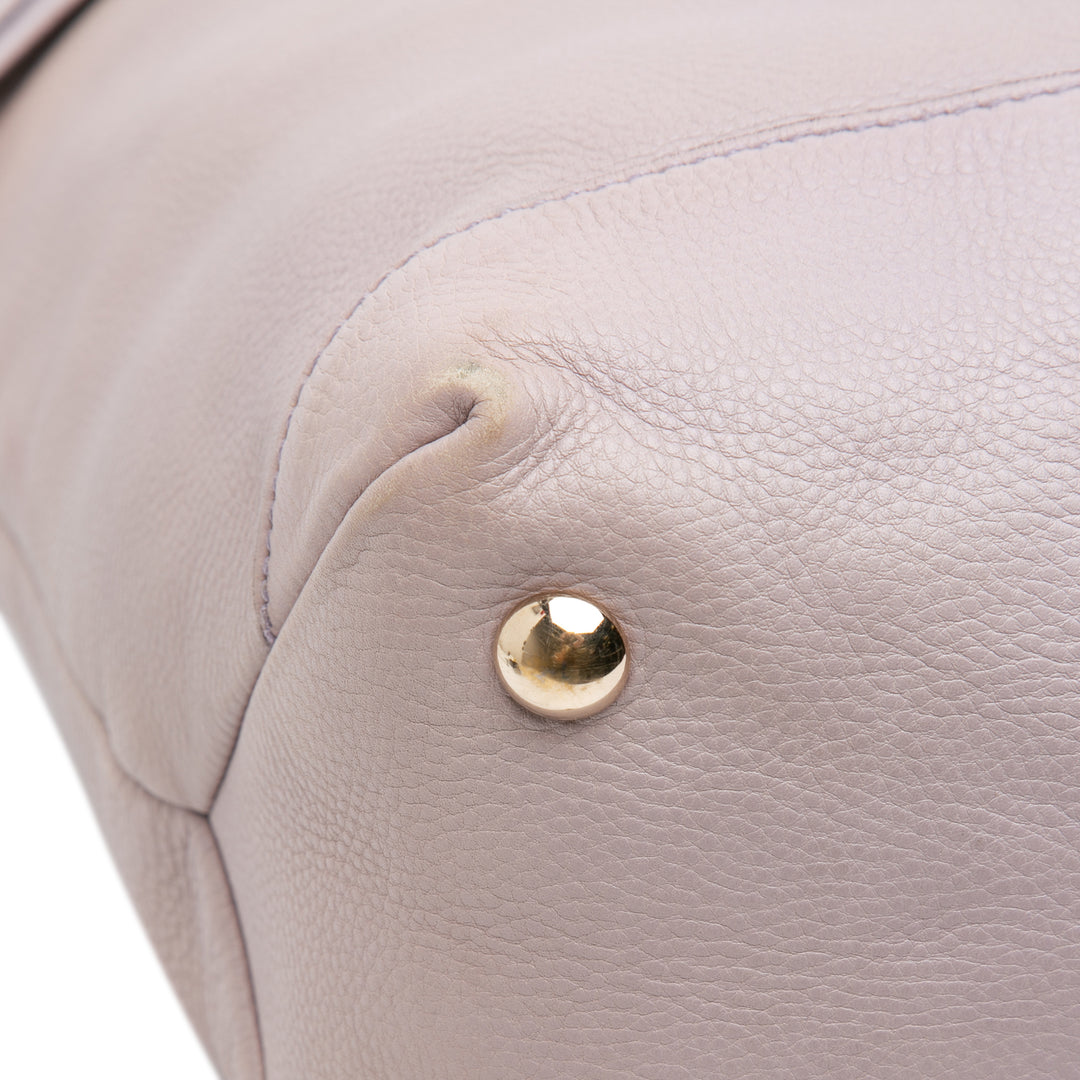 Gucci Large Pebbled Cuir de veau Sunset Cabas