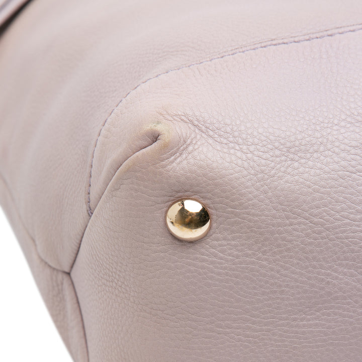 Gucci Large Pebbled Cuir de veau Sunset Cabas